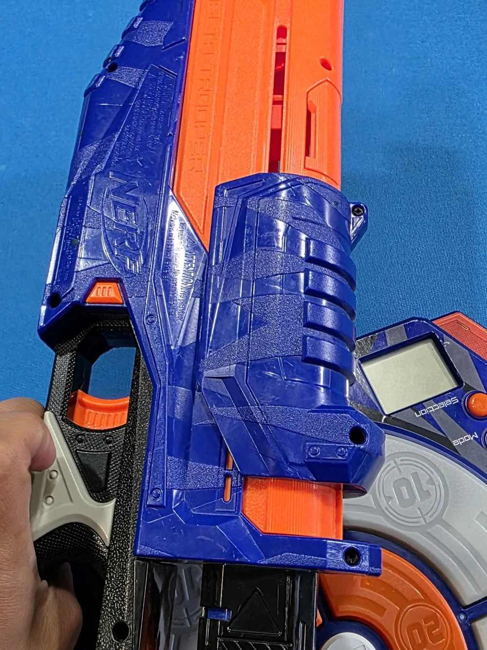 NERF Elite Delta Trooper Electronic Target - Blue & Orange